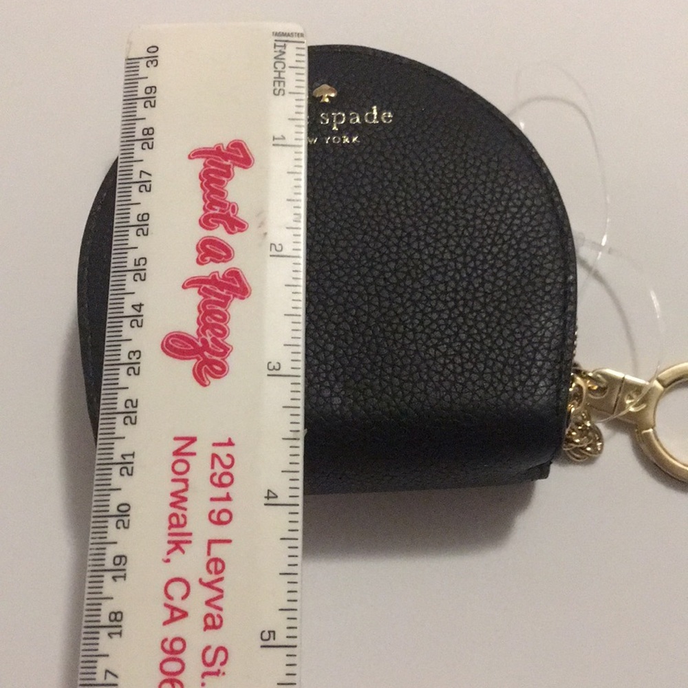 Kate Spade Larchmont Ave Sari Black Leather Wallet - Picture 7 of 7
